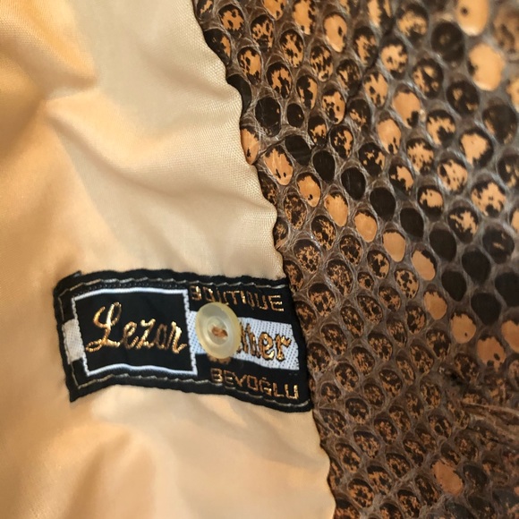 Real Python Snake Skin Jacket - Picture 2 of 2